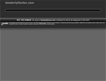 Tablet Screenshot of kimberlyfischer.com